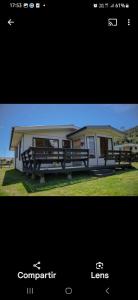 a picture of a home with a house at Cabañas francisca in Valdivia