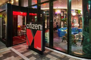 a store with a cilwegian sign in the window at citizenM Miami Worldcenter in Miami