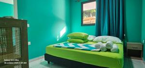 Ένα ή περισσότερα κρεβάτια σε δωμάτιο στο Hiniavai Lodge