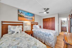 Ένα ή περισσότερα κρεβάτια σε δωμάτιο στο Maui Sunset B319: Ocean view 2BR condo in North Kihei, perfect for families. +48 φωτογραφίες
