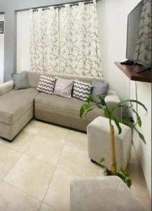 Χώρος καθιστικού στο Nash Guesthouse