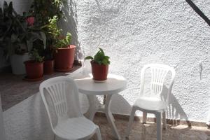 A patio or other outdoor area at Afroditi Syros
