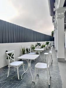 Balkón nebo terasa v ubytování My Luang Prabang Guesthouse