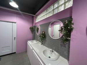 Koupelna v ubytování Blanco Central