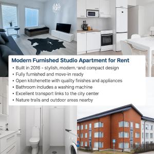 a collage of photos of a living room with at Scandic Nest in Jyväskylä