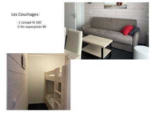 Χώρος καθιστικού στο Studio Gourette 31m², 4 pers, animaux admis - FR-1-860-48 +1 φωτογραφίες