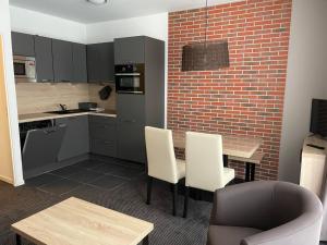 Η κουζίνα ή μικρή κουζίνα στο Gourette - Studio cosy avec terrasse pour 4 pers - FR-1-860-51