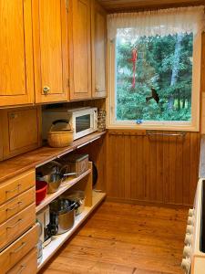 Kuchyň nebo kuchyňský kout v ubytování Forest Cottage Near The Sea On Orust