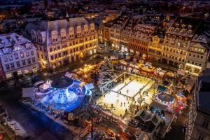 Πισίνα στο ή κοντά στο Pension Domquartier Naumburg