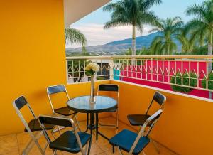 Balkón nebo terasa v ubytování Casa VILLA CUERVO PARA 21 PERSONAS