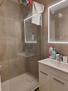 Koupelna v ubytování Claude 26