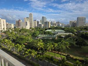 Udsigt til Honolulu eller udsigt til byen taget fra feriehuset