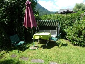 Ein Patio oder anderer Außenbereich in der Unterkunft Gaestehaus-Staats