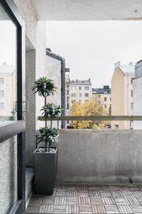 Balkón nebo terasa v ubytování Nordic Green Stay