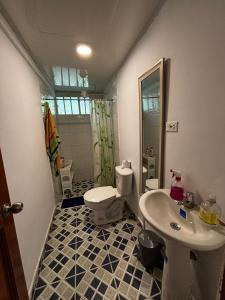 Koupelna v ubytování Finca Mongui + 1 fotografie