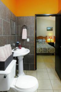 Koupelna v ubytování Casa VILLA CUERVO PARA 21 PERSONAS