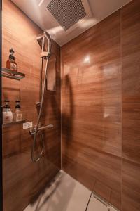 Ένα μπάνιο στο Apartment Hotel 11 Shinimamiya 1