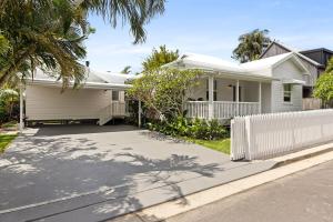 Bygningen som feriehuset ligger i