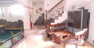 TV/trung tâm giải trí tại Villa Promentilla