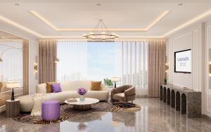 Posezení v ubytování Vivanta Ekta Nagar