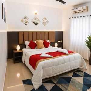 Ένα ή περισσότερα κρεβάτια σε δωμάτιο στο PVR International +42 φωτογραφίες