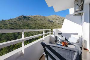 En generel udsigt til bjerge eller udsigt til bjerge taget fra lejligheden