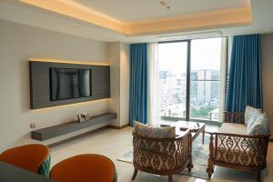 Posezení v ubytování Centre Point Da Nang City Hotel