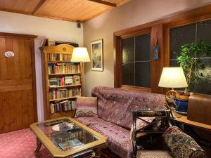 Knihovna v apartmánu