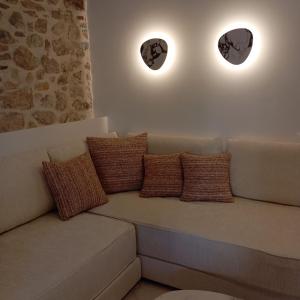 Χώρος καθιστικού στο Nalia Suites