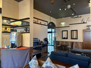 Posezení v ubytování Yufuin Tabinokura