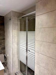 Koupelna v ubytování Domus Philippou Tsimiski II, center of Thessaloniki