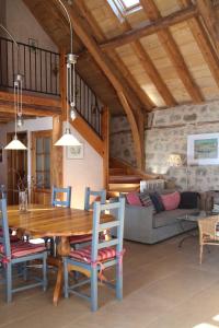 Posezení v ubytování Aubrac de Lozère