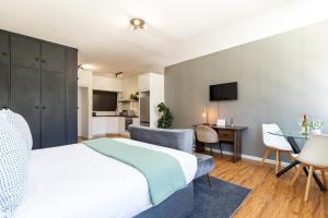 Η κουζίνα ή μικρή κουζίνα στο Stylish Apartment with Lions Head View