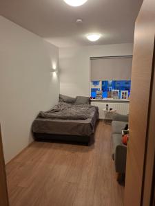 Ένα ή περισσότερα κρεβάτια σε δωμάτιο στο New and bright apartment