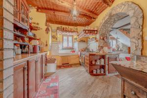 Η κουζίνα ή μικρή κουζίνα στο Holiday Home Rozina - Happy Rentals