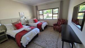 Postel nebo postele na pokoji v ubytování Pond End Villa