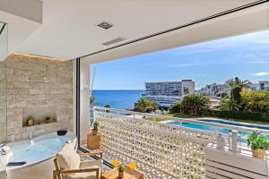 Balkón nebo terasa v ubytování NATuRaL BEACH HOME