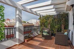 Μπαλκόνι ή βεράντα στο Atico playa de Rota