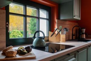 Köök või kööginurk majutusasutuses Willa Bukowy Las - Everslow