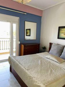 Ένα ή περισσότερα κρεβάτια σε δωμάτιο στο Jimmys Apartment