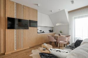 Η κουζίνα ή μικρή κουζίνα στο Apartamenty 3 Owce +56 φωτογραφίες