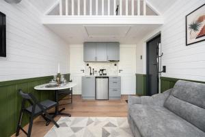 Kuchyň nebo kuchyňský kout v ubytování Private small house with sauna and terrace + 5 fotografií