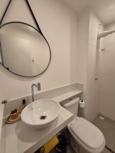 Koupelna v ubytování Studio A7-B Vista Incrível com piscina