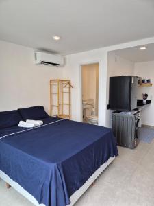 Postel nebo postele na pokoji v ubytování Studio A7-B Vista Incrível com piscina