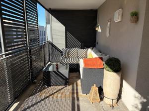 Μπαλκόνι ή βεράντα στο Appartement cosy avec grand balcon à Bron