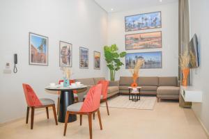 Χώρος καθιστικού στο Eden Marrakech