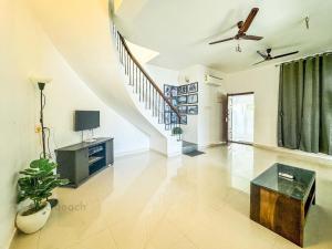 TV a/nebo společenská místnost v ubytování Ck hotel in