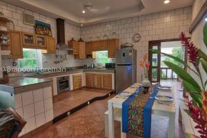 Kuchyň nebo kuchyňský kout v ubytování Mooni Sunshine Villa