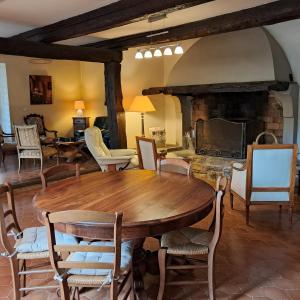 Posezení v ubytování La Frigoule, un gîte au cœur du parc des Cévennes