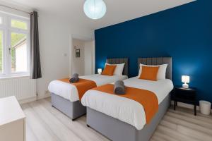 Voodi või voodid majutusasutuse The Medway Hub Contractors & Families Welcome toas